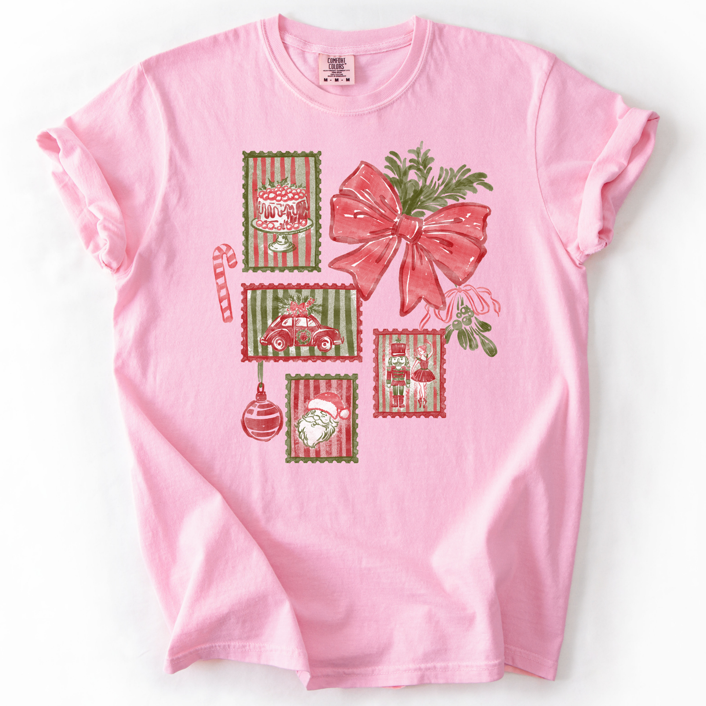 Holiday Stamps Comfort Colors T-Shirt