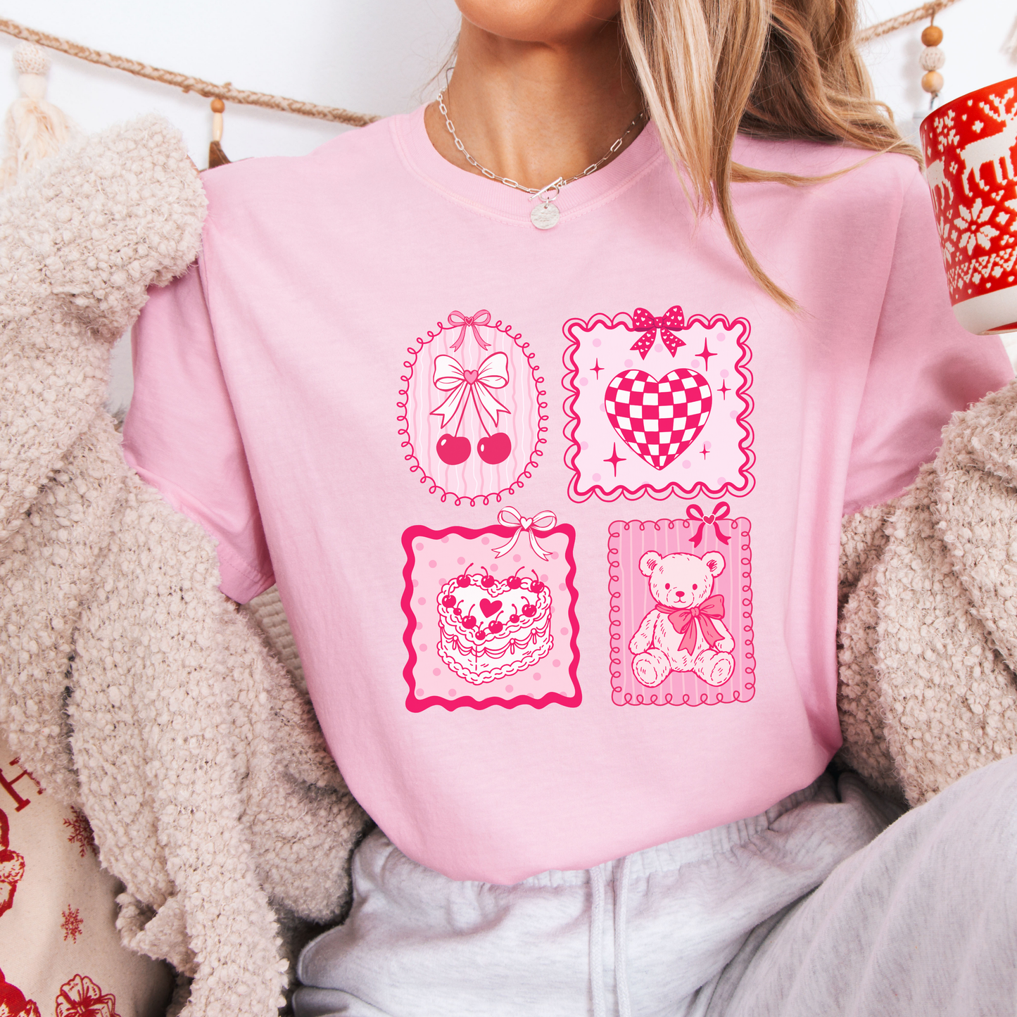 Coquette Stamps Comfort Colors T-Shirt