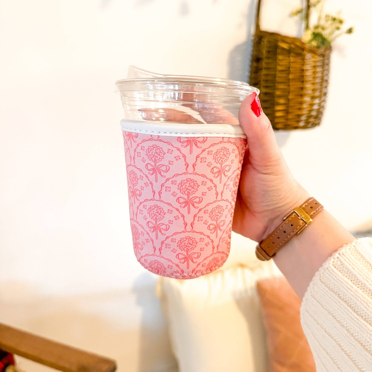 Pink Hydrangeas | Cup Coozie