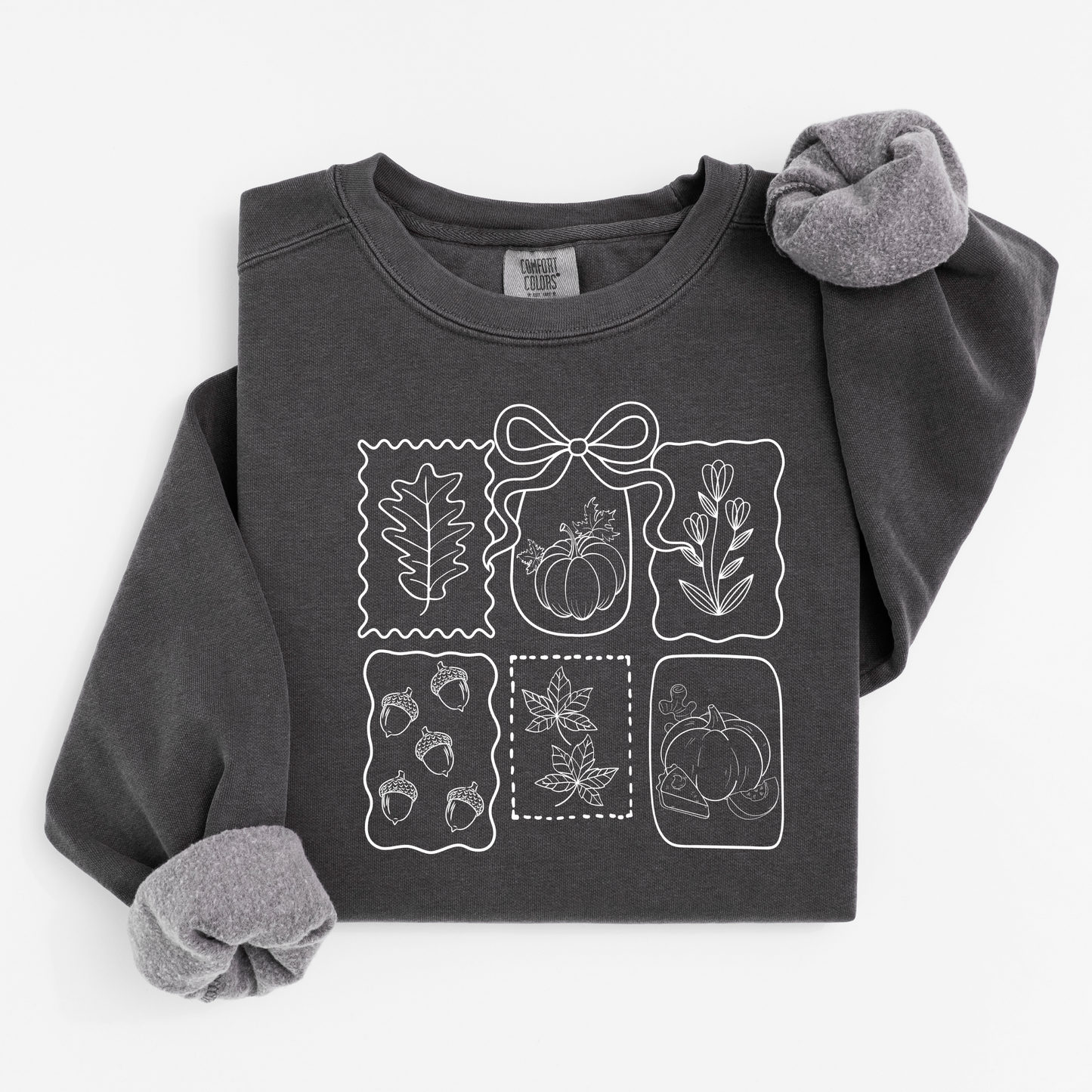 Fall Coquette Doodles Comfort Colors® Sweatshirt