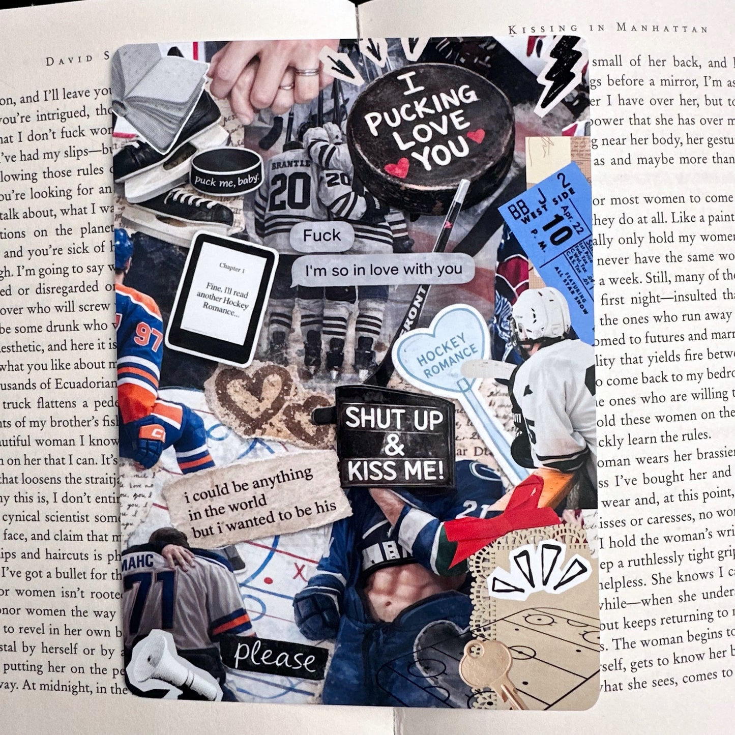 Hockey Romance Lover Kindle Insert