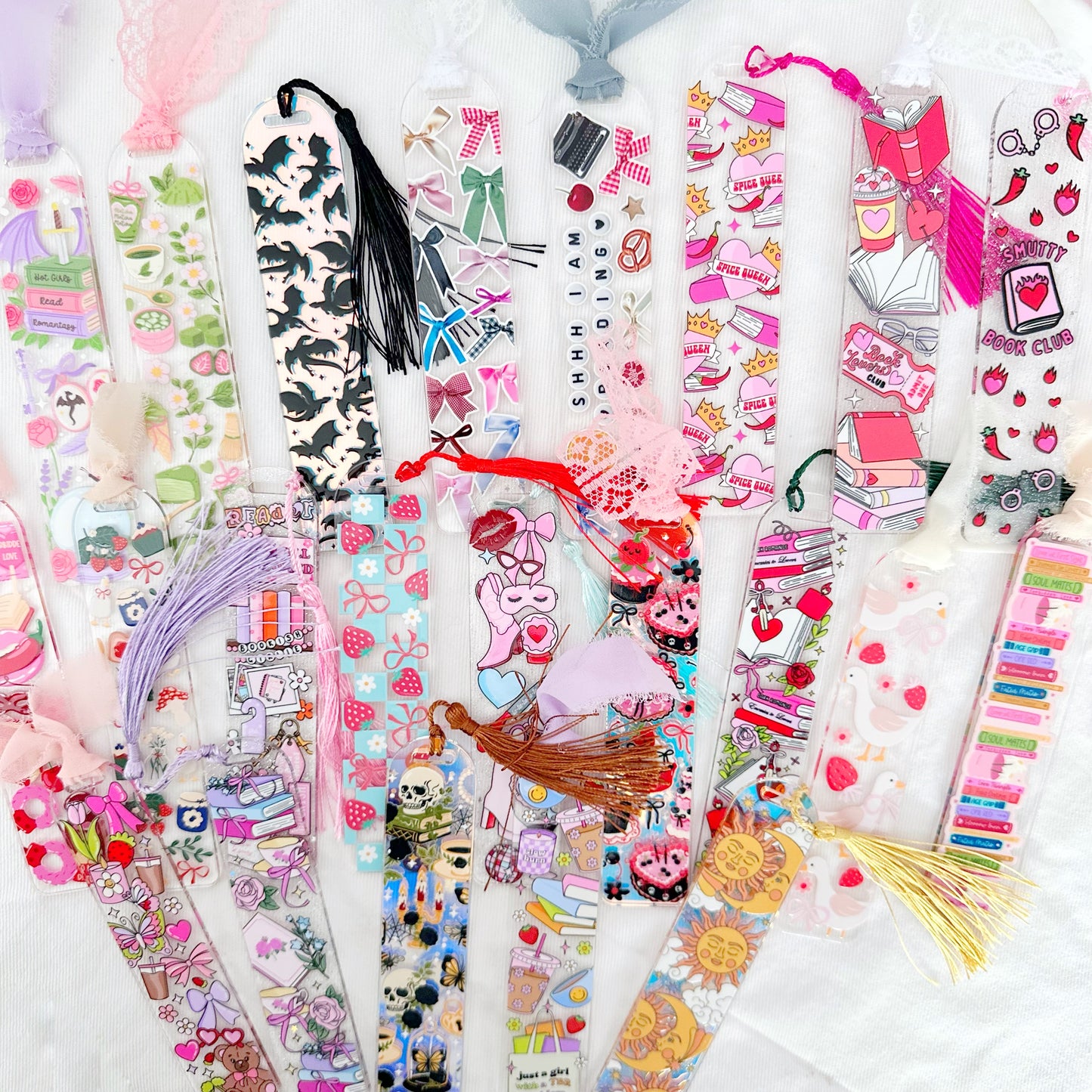 Bows Acrylic Bookmark