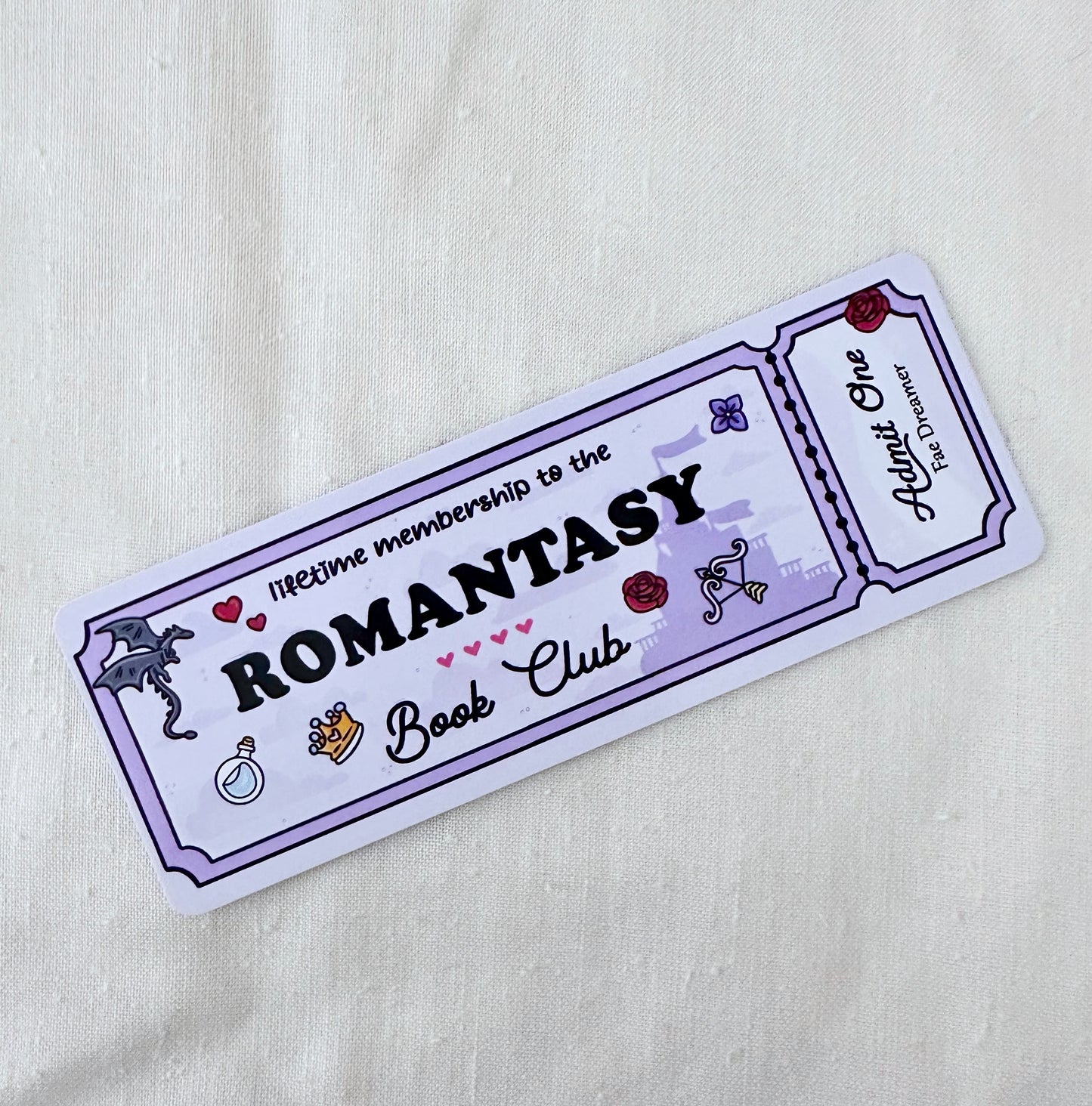 Movie Ticket Style Bookmarks