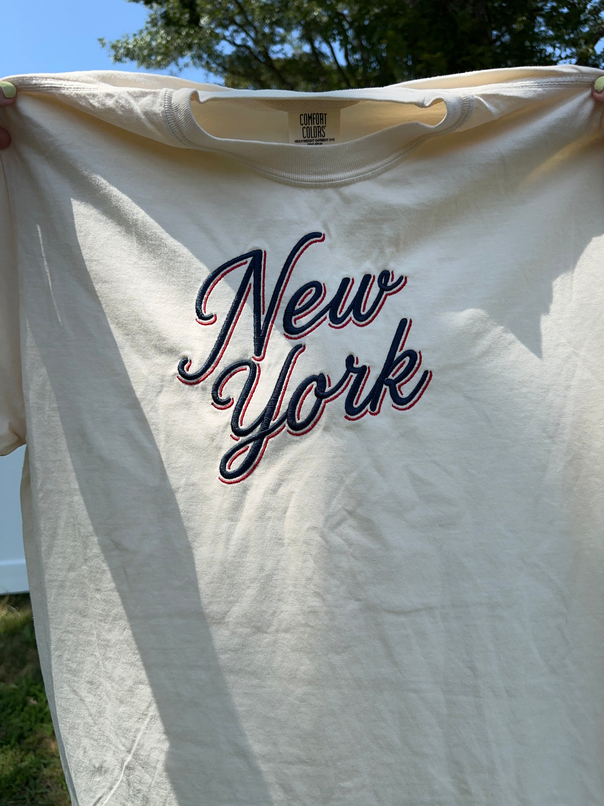 New York Embroidered T-Shirt