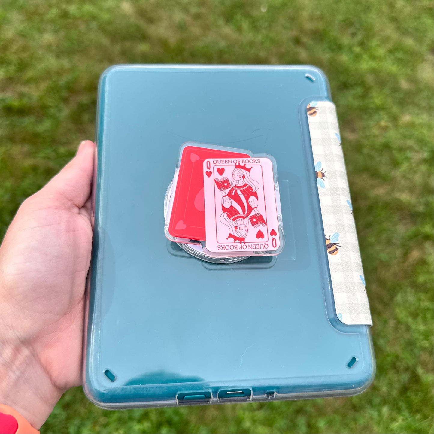 Queen of Books MagSafe Phone & Kindle Grip