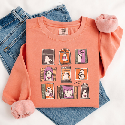 Cozy Ghosties Comfort Colors® Sweatshirt