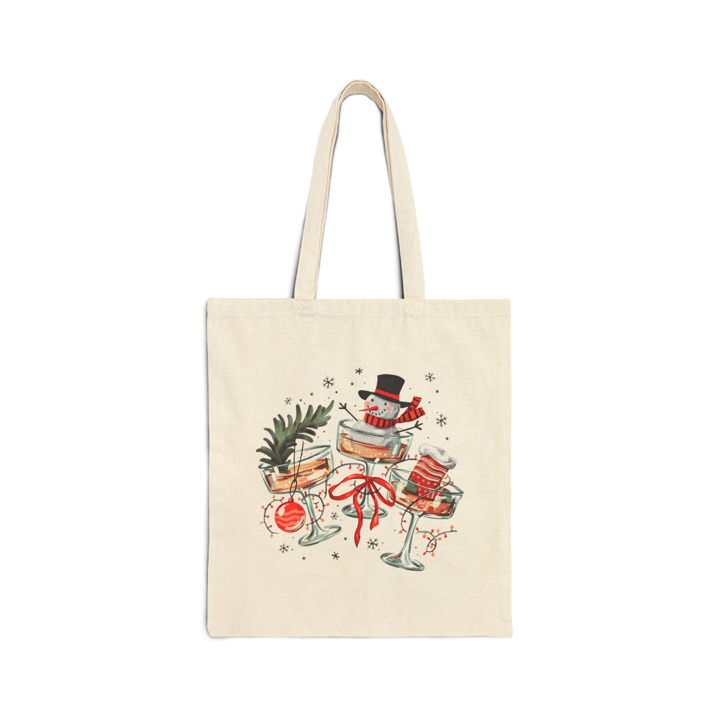 Christmas Cocktails Tote Bag
