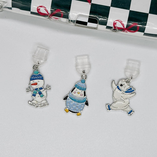 Blue Christmas Kindle Charms
