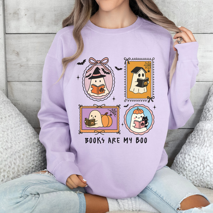 Books Are My Boo Comfort Colors® Sweatshirt
