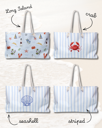 PRE-ORDER: Currently Coastal Weekender Boat Tote