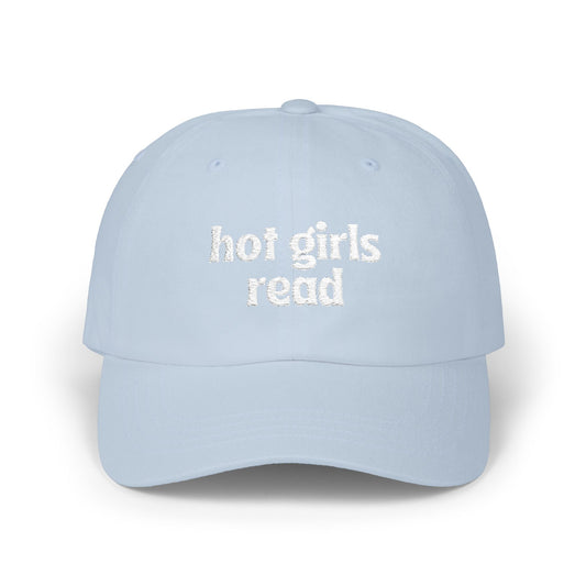 Hot Girls Read Embroidered Classic Dad Cap