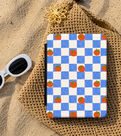 Kindle Case - Tomato Check | Paperwhite 12th Gen & Colorsoft