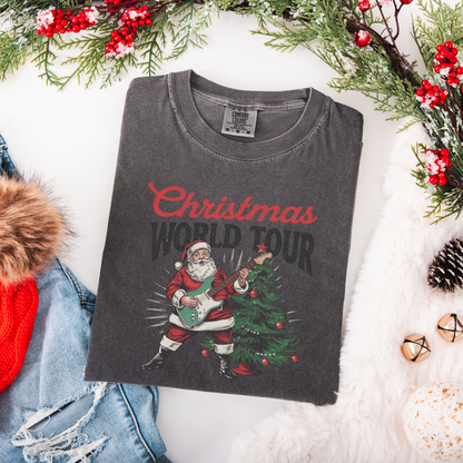 Christmas World Tour Comfort Colors T-Shirt