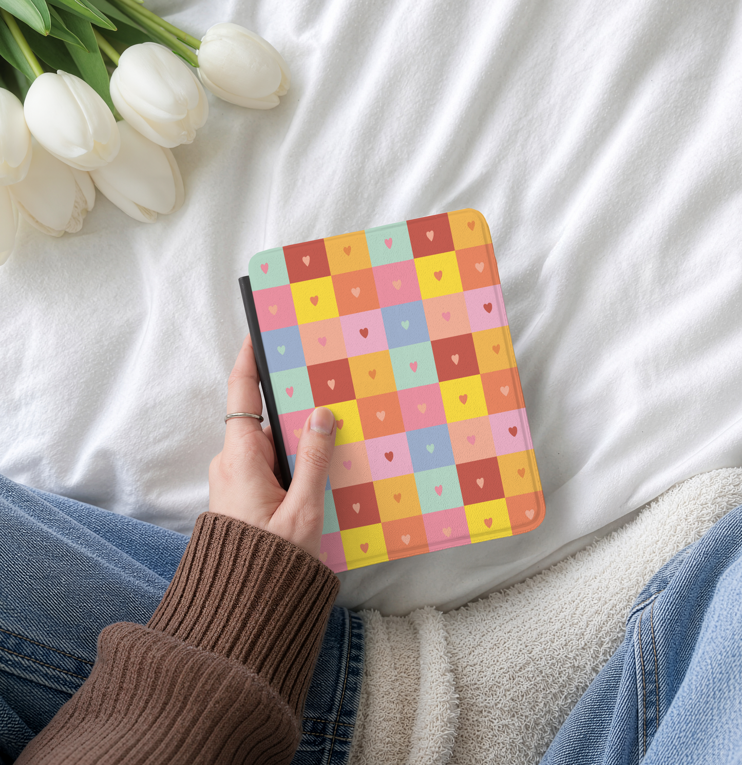 Kindle Case - Patchwork Heart | Paperwhite 12th Gen & Colorsoft
