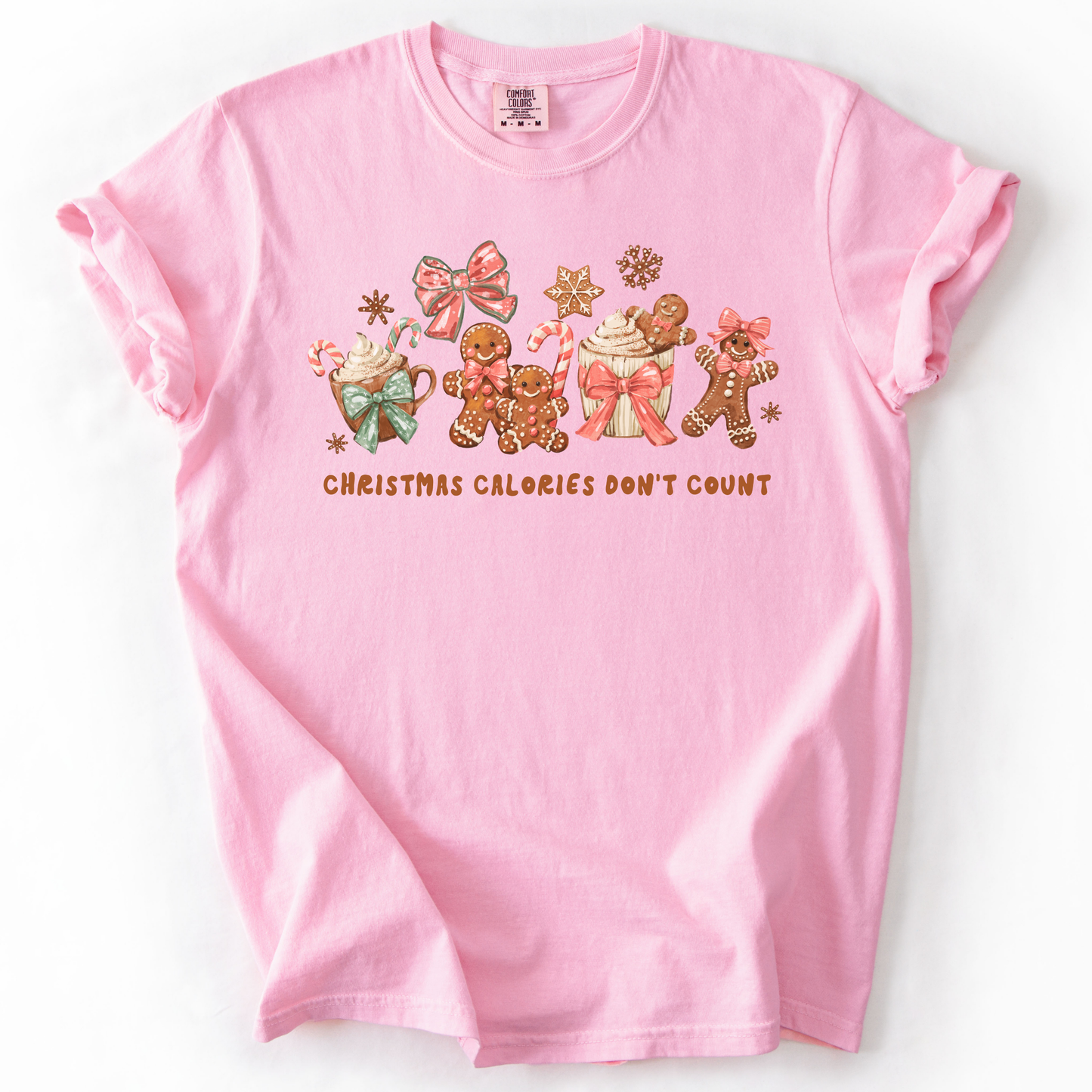 Christmas Calories Don't Count Comfort Colors T-Shirt