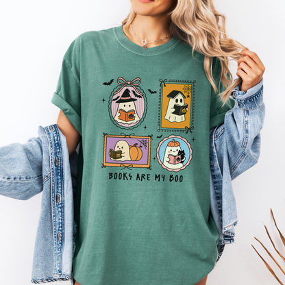 Books Are My Boo Comfort Colors T-Shirt