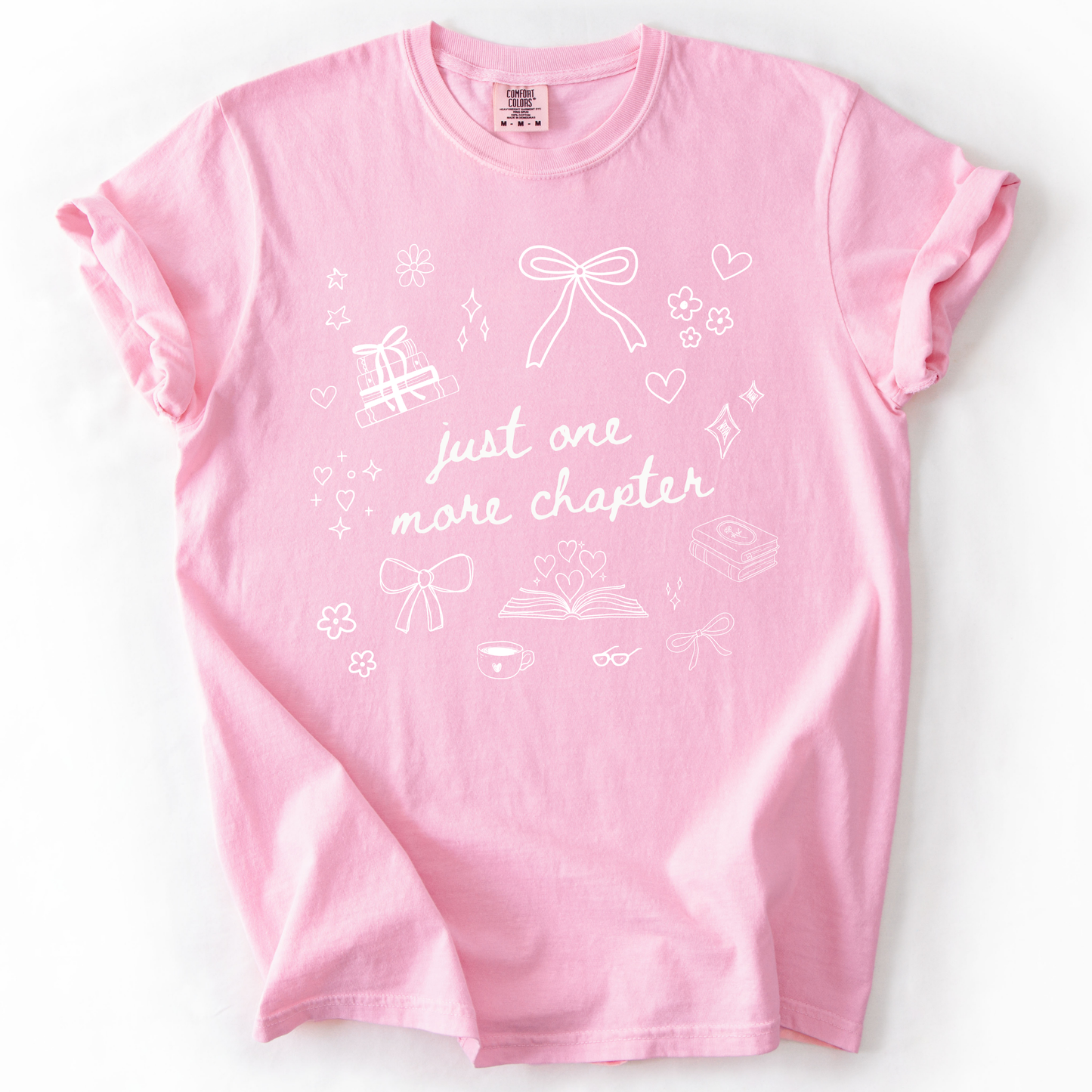 Just One More Chapter Doodles Comfort Colors® T-Shirt