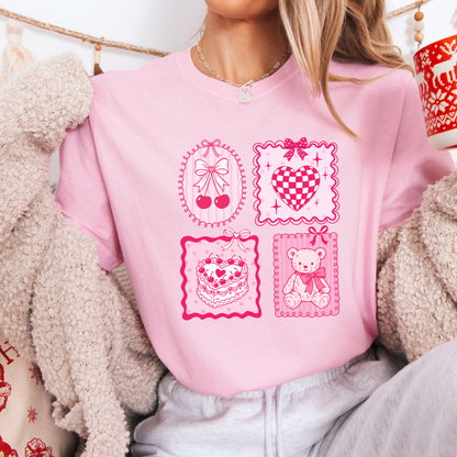 Coquette Stamps Comfort Colors T-Shirt