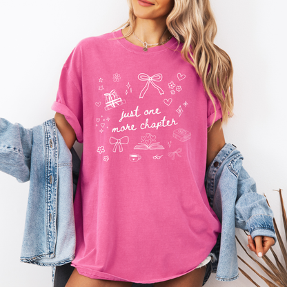 Just One More Chapter Doodles Comfort Colors® T-Shirt