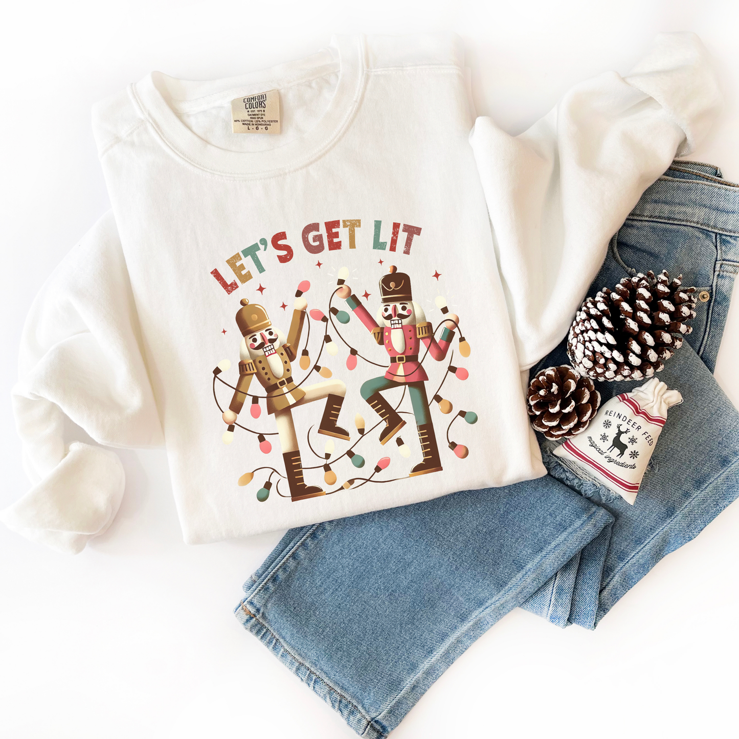 Let's Get Lit Comfort Colors Sweatshirt