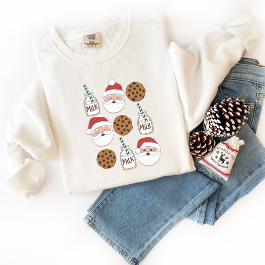 Milk and Cookies Comfort Colors Sweatshirt