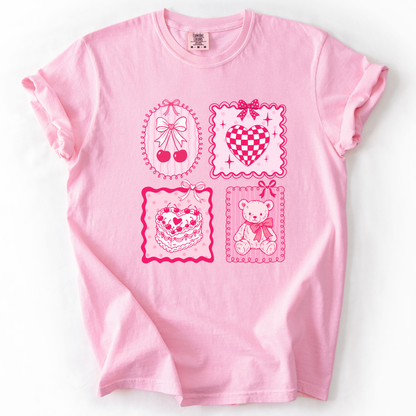 Coquette Stamps Comfort Colors T-Shirt