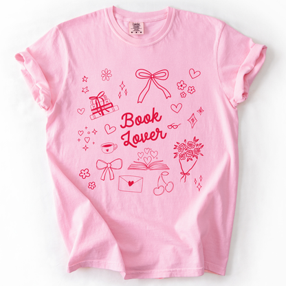 Book Lover Doodles Comfort Colors T-Shirt