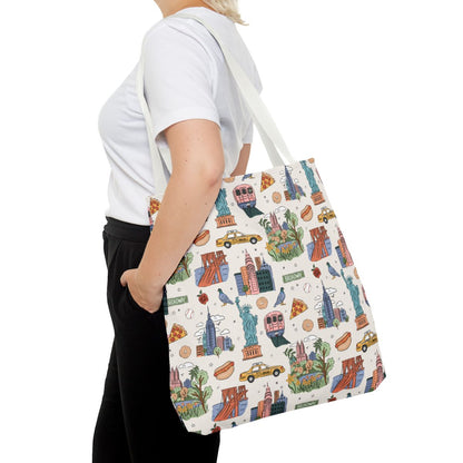 PRE-ORDER: New York City All-Over Print Tote Bag
