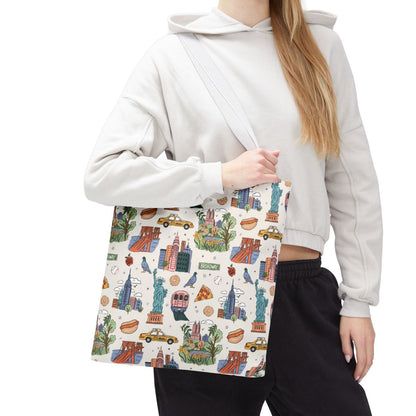 PRE-ORDER: New York City All-Over Print Tote Bag