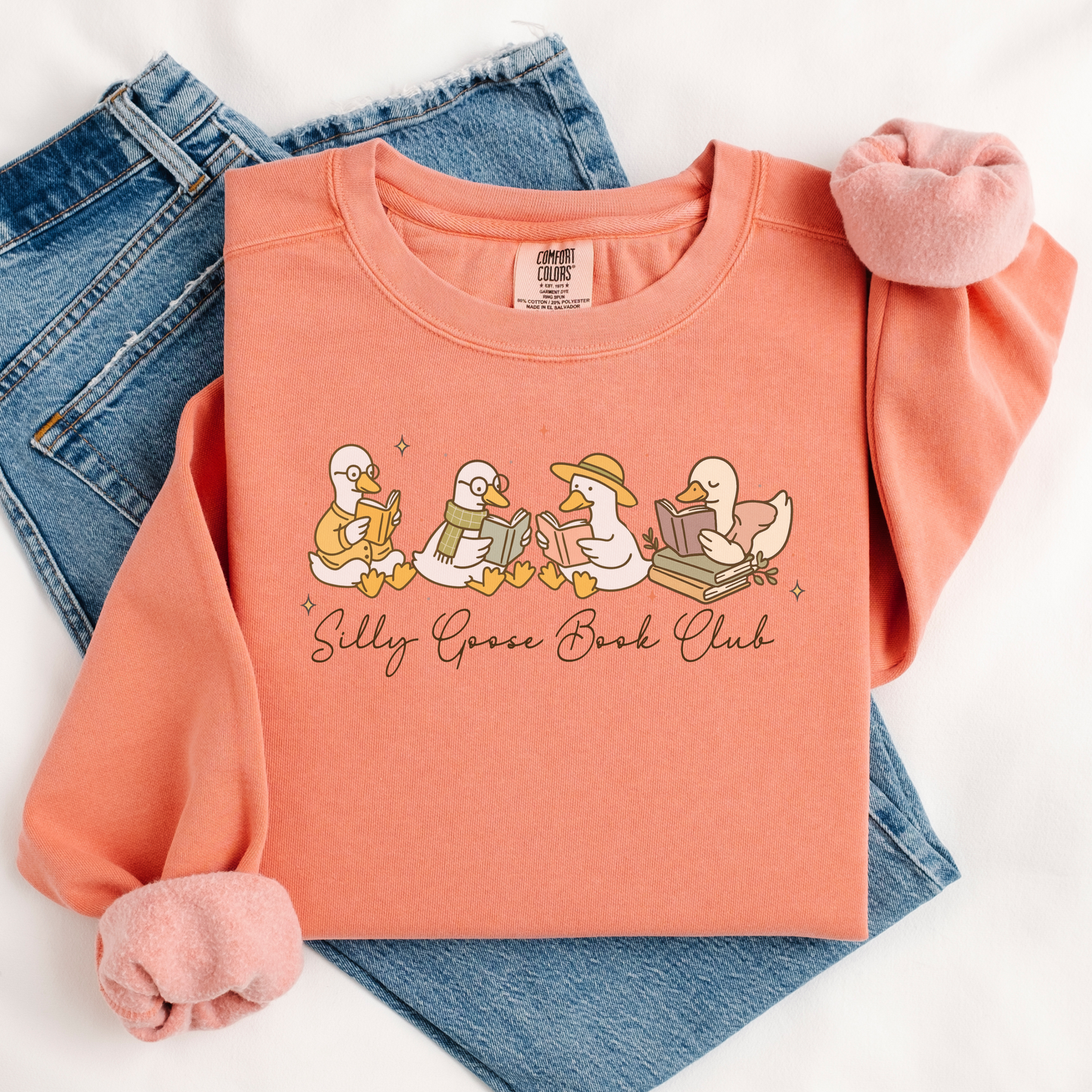 Reading Silly Goose Comfort Colors® Sweatshirt