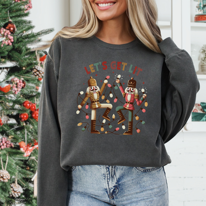 Let's Get Lit Comfort Colors Sweatshirt