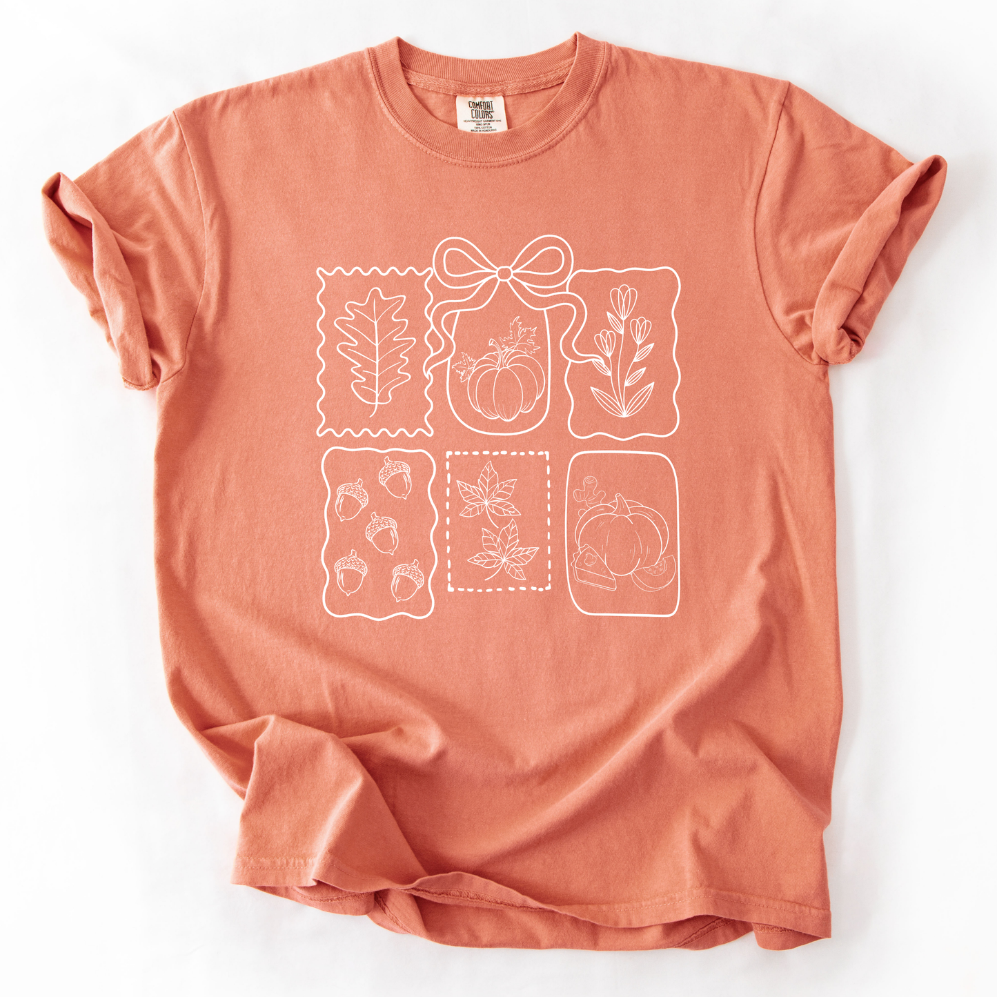 Fall Coquette Doodles Comfort Colors® T-Shirt