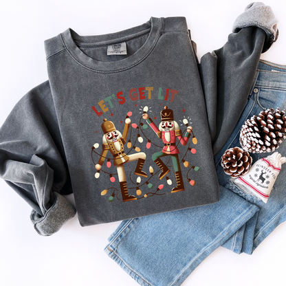 Let's Get Lit Comfort Colors Sweatshirt