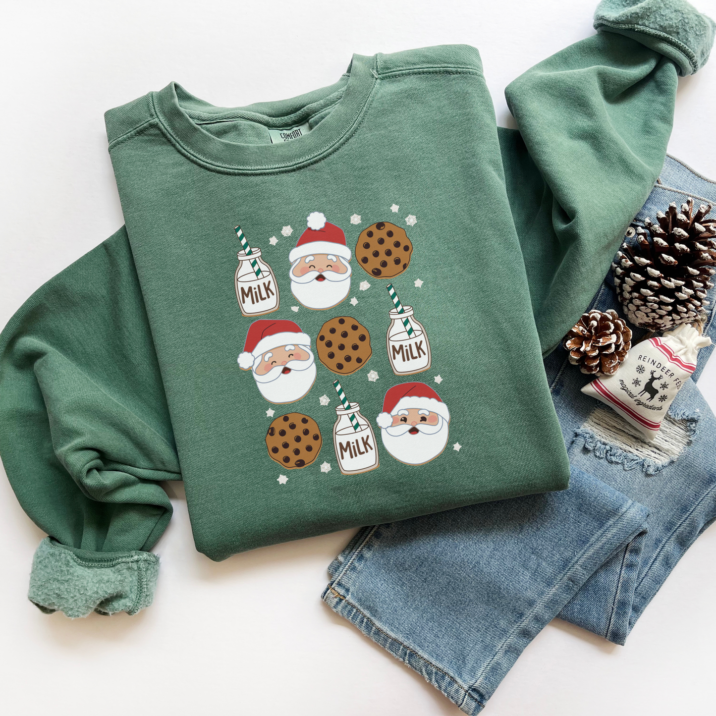 Milk and Cookies Comfort Colors Sweatshirt