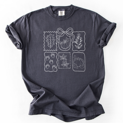 Fall Coquette Doodles Comfort Colors® T-Shirt