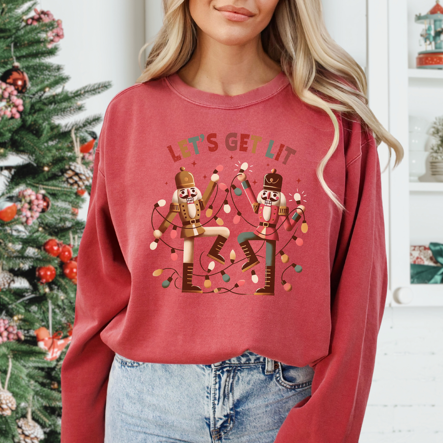 Let's Get Lit Comfort Colors Sweatshirt