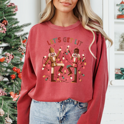 Let's Get Lit Comfort Colors Sweatshirt