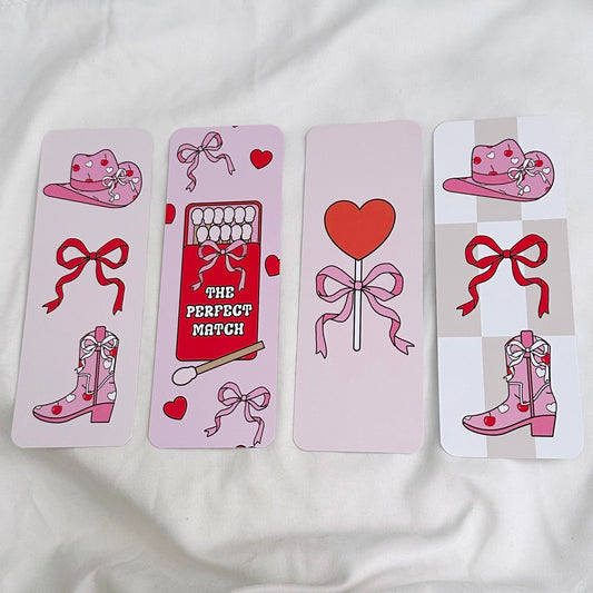 Coquette Valentines Bookmarks