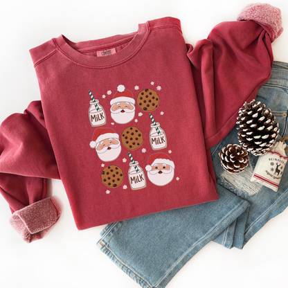 Milk and Cookies Comfort Colors Sweatshirt