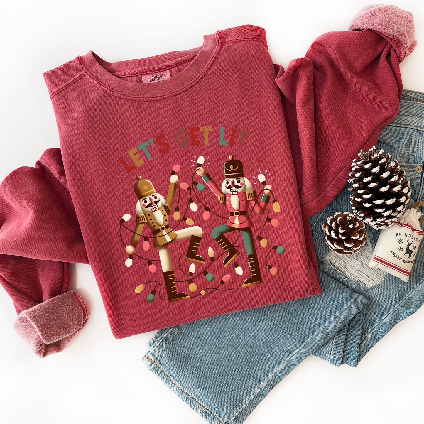 Let's Get Lit Comfort Colors Sweatshirt