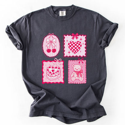 Coquette Stamps Comfort Colors T-Shirt