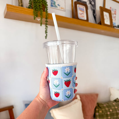 Strawberry Fields | Cup Coozie