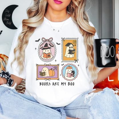 Books Are My Boo Comfort Colors T-Shirt