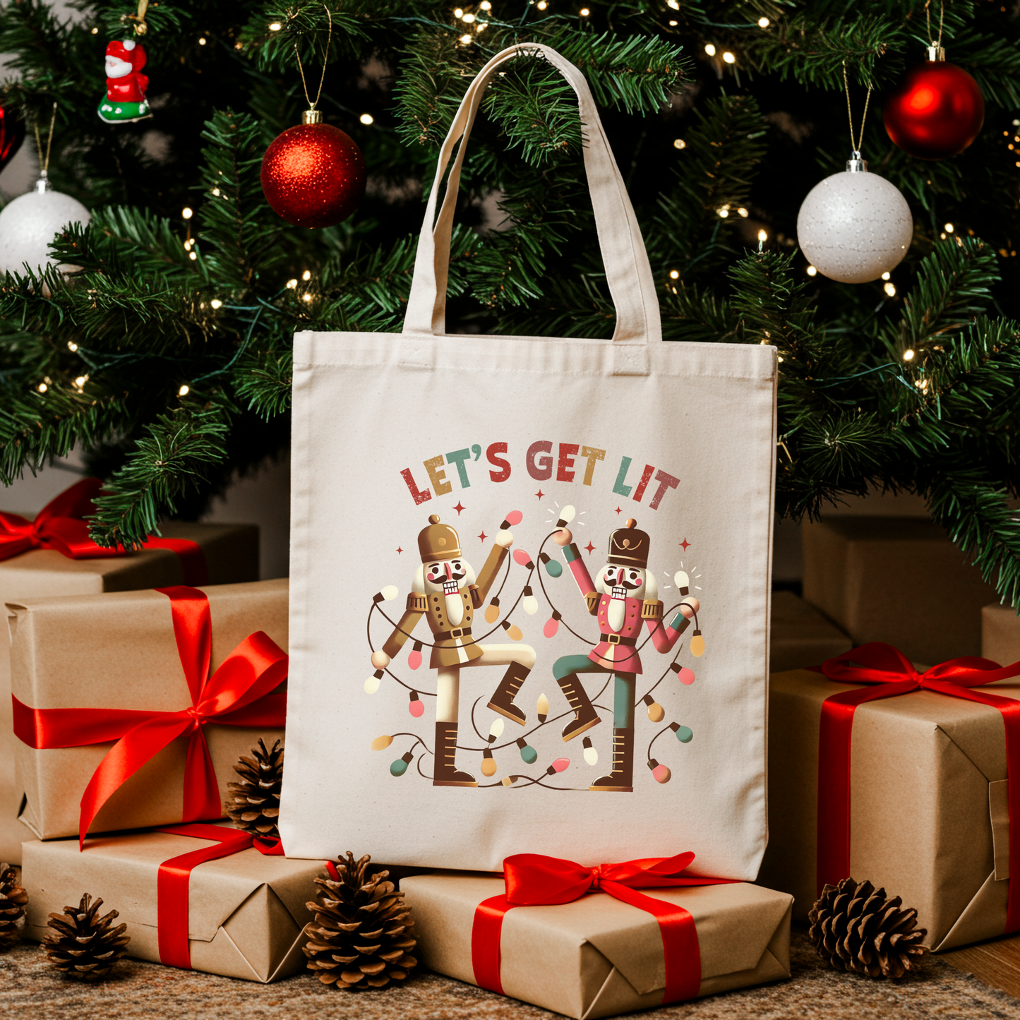 Let's Get Lit Tote Bag