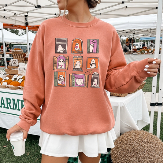 Cozy Ghosties Comfort Colors® Sweatshirt