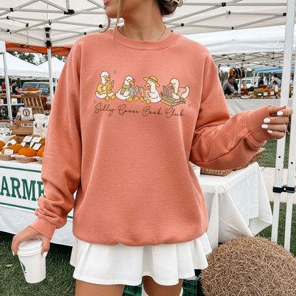 Reading Silly Goose Comfort Colors® Sweatshirt