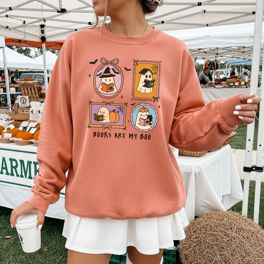 Books Are My Boo Sweatshirt
