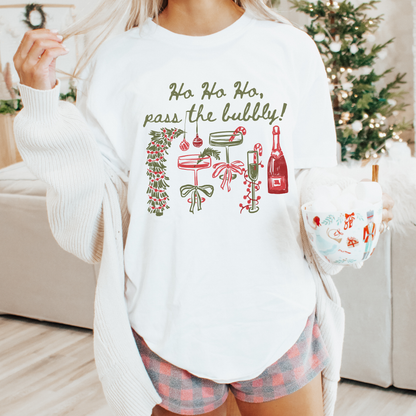 Pass The Bubbly Comfort Colors T-Shirt