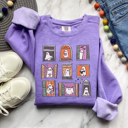 Cozy Ghosties Comfort Colors® Sweatshirt