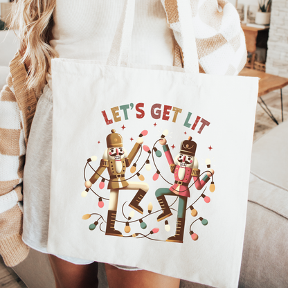 Let's Get Lit Tote Bag
